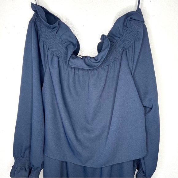 DIANE VON FURSTENBERG Georgie Mini Dress Off The Shoulder Shift Size Medium - Picture 7 of 12